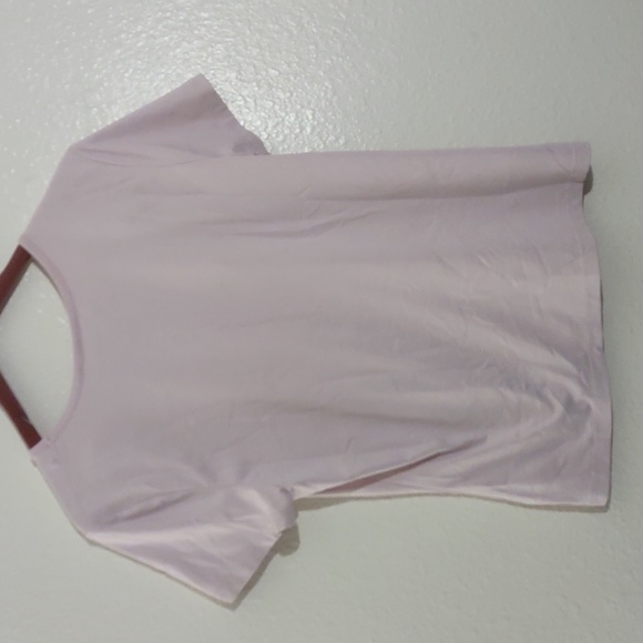 USED CROFT & BARROW STRETCH SHORT SLEEVE SHIRT COLOR SOFT PINK - Picture 6 of 6